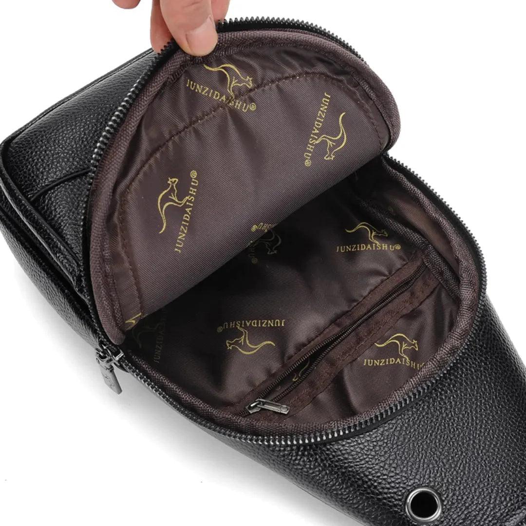 Bolsa Transversal Masculina Modelo Romax - Empório Spartacus