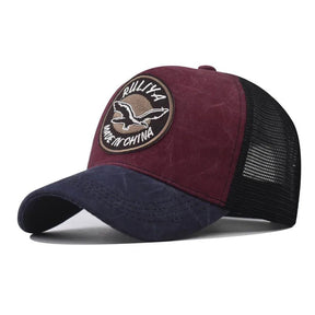 Boné Masculino Trucker Original Aba Curva - Modelo Titan - Empório Spartacus