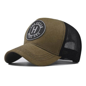 Boné Masculino Trucker Original Aba Curva - Modelo Titan - Empório Spartacus