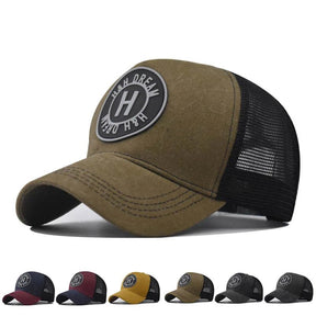 Boné Masculino Trucker Original Aba Curva - Modelo Titan - Empório Spartacus