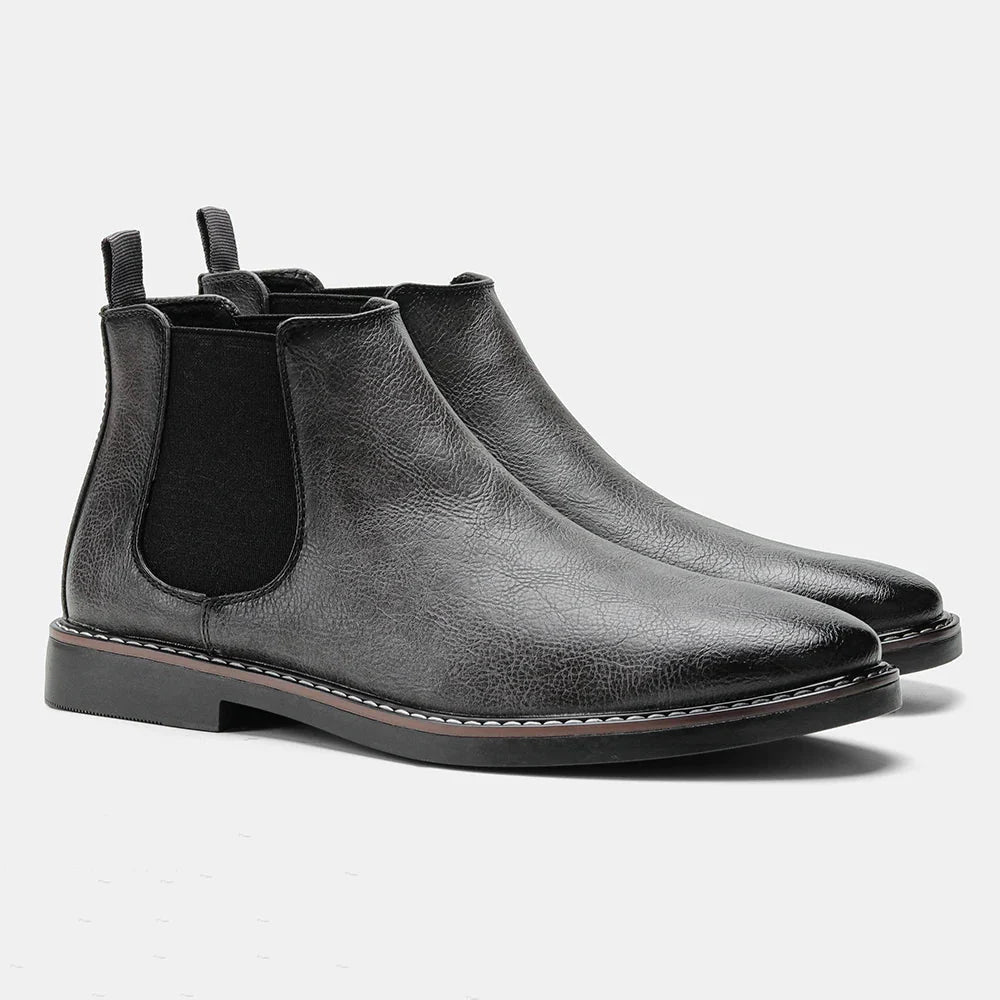 Bota Masculina Chelsea - Modelo Classic - Cinza - Empório Spartacus