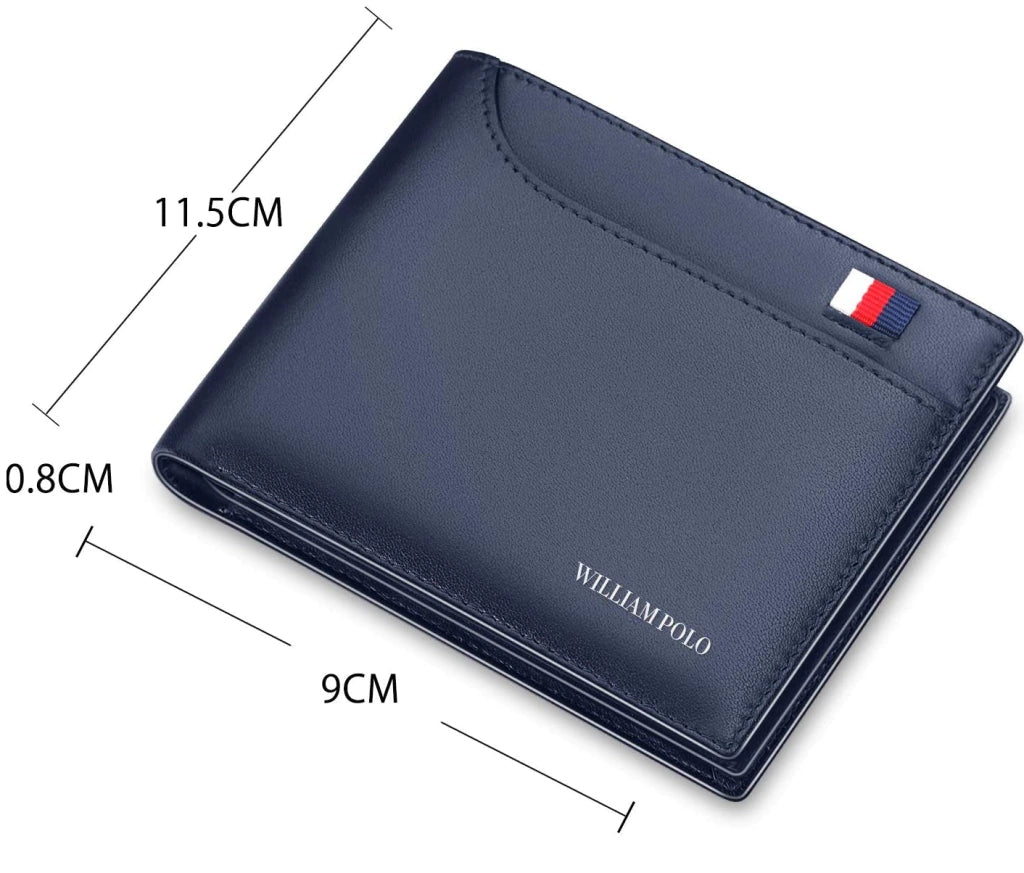 Carteira Masculina William Polo Bifold Modelo Executive - Empório Spartacus