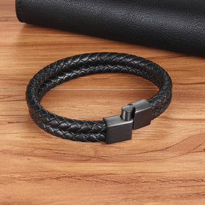 Pulseira Masculina de Couro Edge - Empório Spartacus