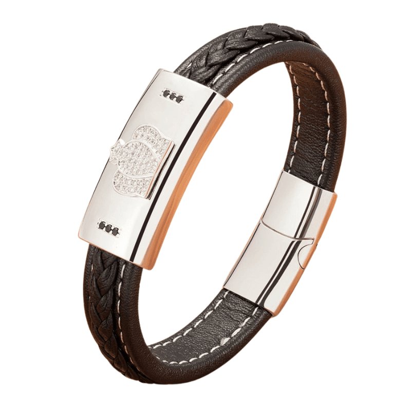 Pulseira Masculina de Couro Nomad - Empório Spartacus