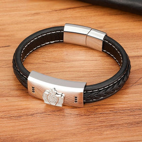 Pulseira Masculina de Couro Nomad - Empório Spartacus