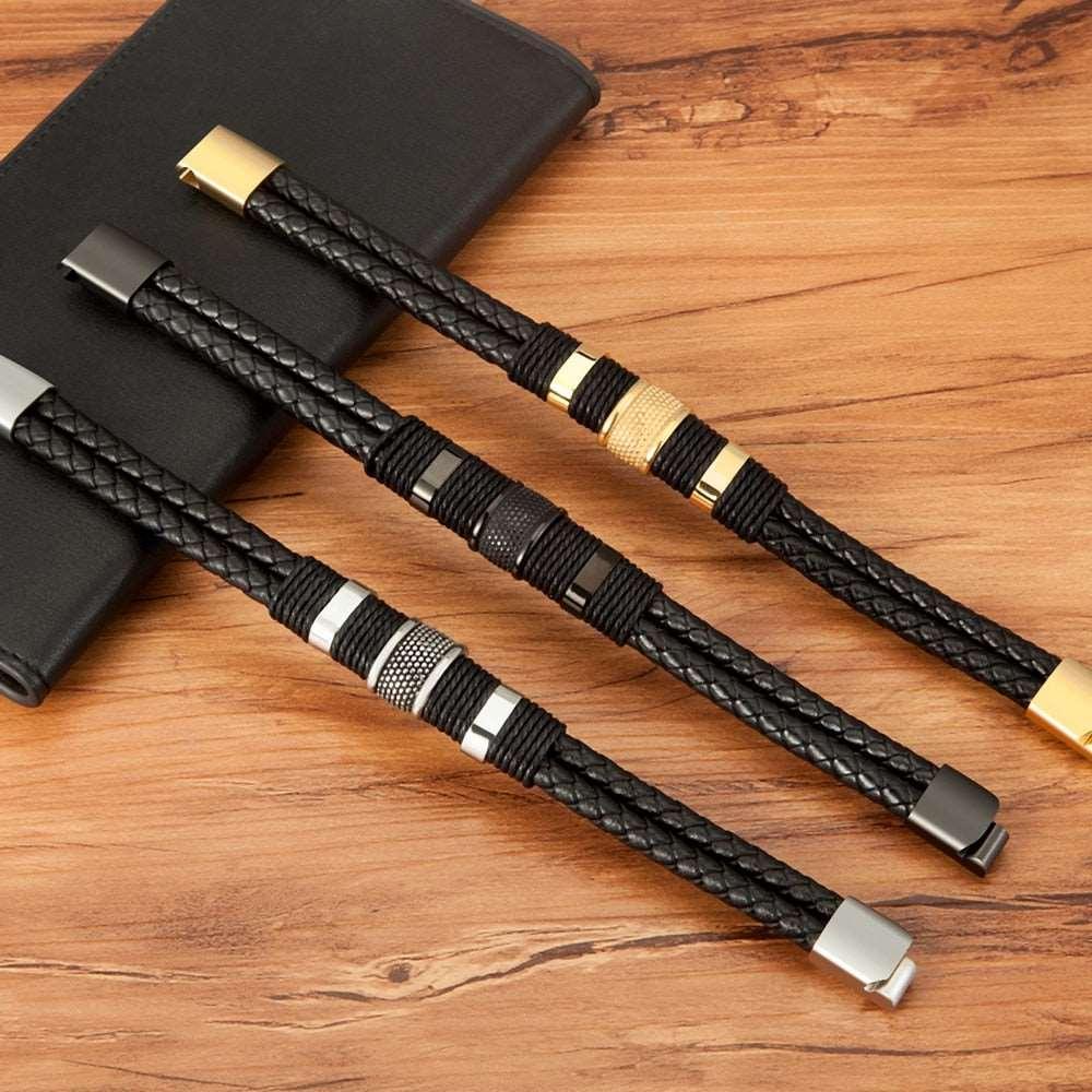 Pulseira Masculina de Couro Ranger - Empório Spartacus