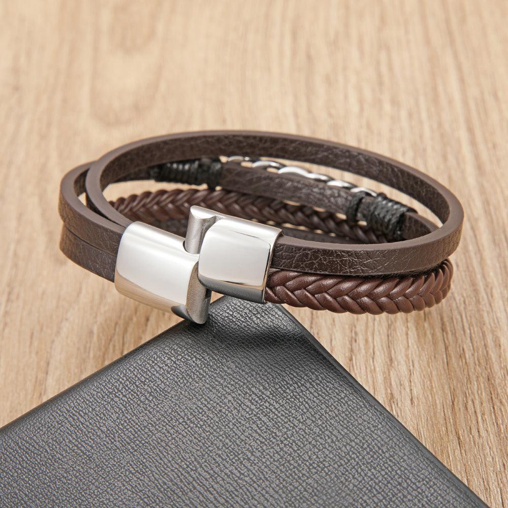 Pulseira Masculina de Couro Spartan - Empório Spartacus