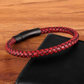 Pulseira Masculina de Couro Storm - Empório Spartacus