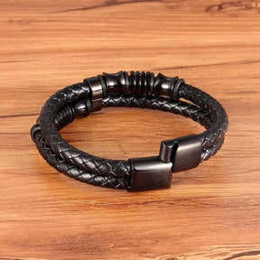 Pulseira Masculina de Couro Style Valorize - Empório Spartacus