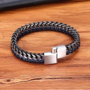 Pulseira Masculina de Couro Viper - Empório Spartacus