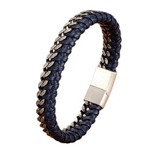 Pulseira Masculina de Couro Viper - Empório Spartacus