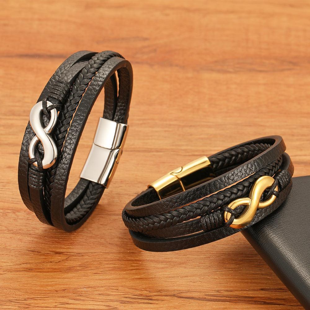 Pulseira Masculina de Couro Zenith - Empório Spartacus