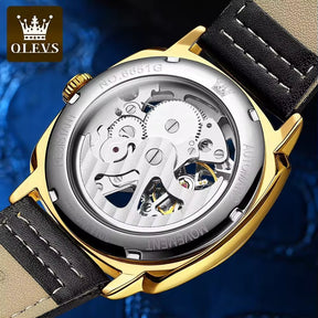 Relógio Automático Mecânico Masculino OLEVS Modelo Chronos - Empório Spartacus